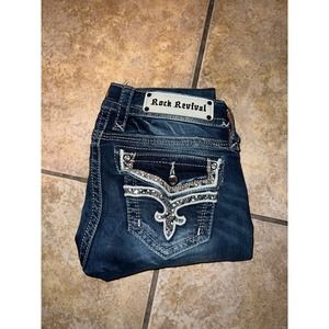 Rock Revival Ena Straight Jeans Size 25